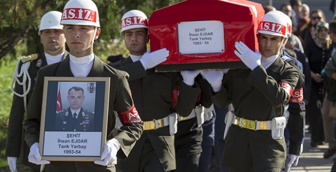 Şehit Yarbay İhsan Ejdar, Ankara'da son yolculuğuna uğurlandı