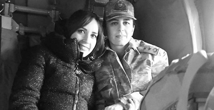 Nazlı Çelik'ten şehitlere veda: 1 hafta önce oradaydı