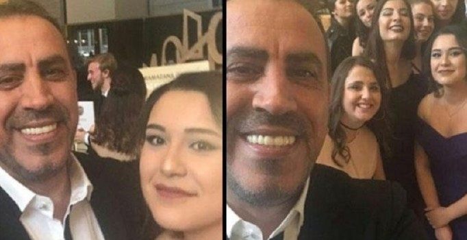 Haluk Levent genç hayranını kırmadı, kavalyesi oldu