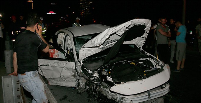 Şişli'de trafik kazası: 1 ölü, 2 yaralı