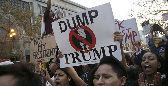 ABD'de Trump protestosu