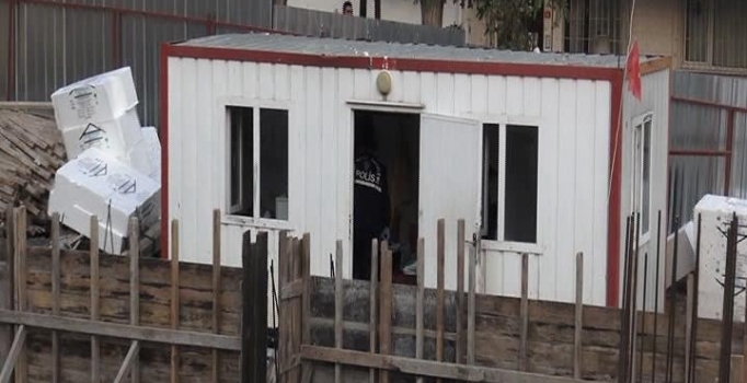 Suriyeli inşaat bekçisinin kulübesinden bomba çıktı