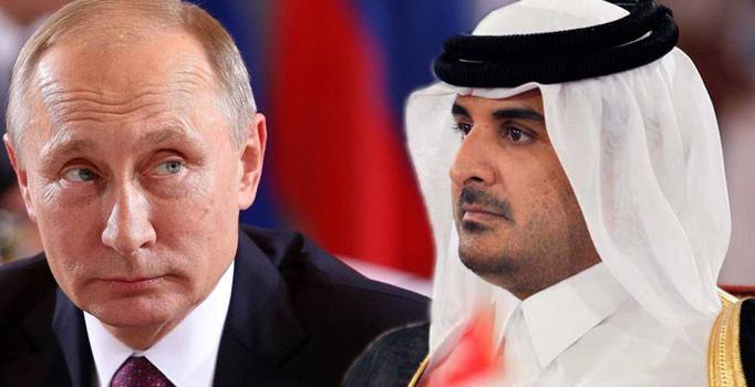 Putin, Katar Emiri ile görüştü