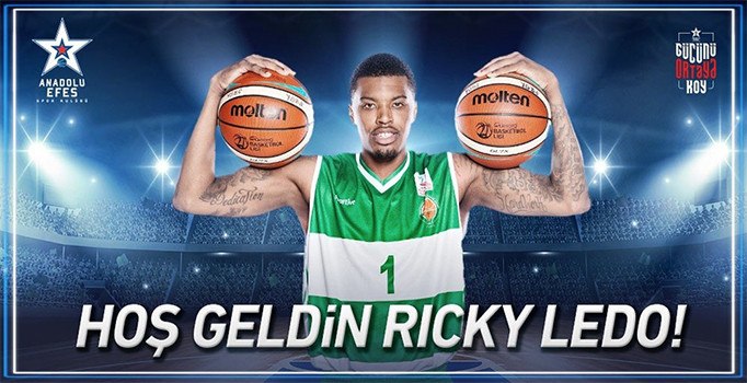 Ricky Ledo Anadolu Efes’te