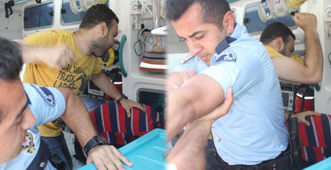 Adana'da ambulansta linç girişimi: Polis zor kurtardı