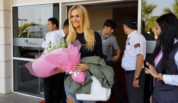 Adriana Lima Antalya'da