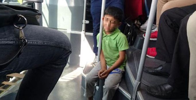 Metrobüste yürek burkan görüntüler