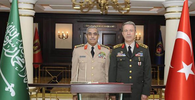 Suud Genelkurmay Başkanı, Hulusi Akar'ı ziyaret etti