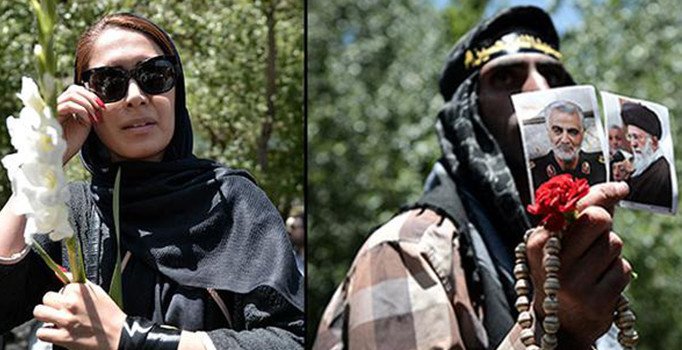 Tahran'da yaşamını yitirenler için cenaze töreni gerçekleşti