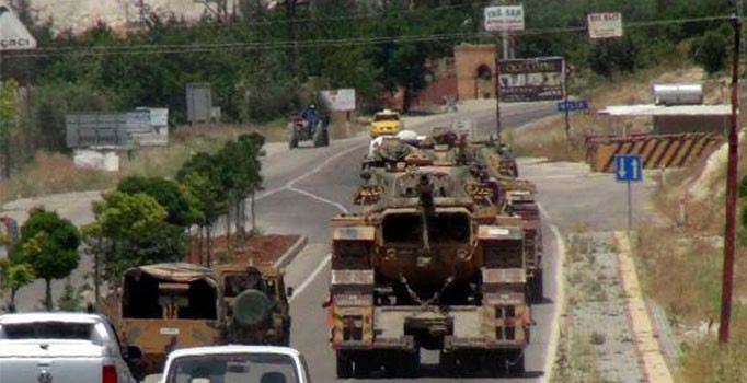 TSK Suriye sınırına tank sevkıyatı