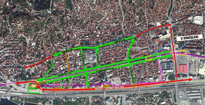 İzmit şehir içi trafiğinde yeni dönem başladı | Kocaeli haberleri