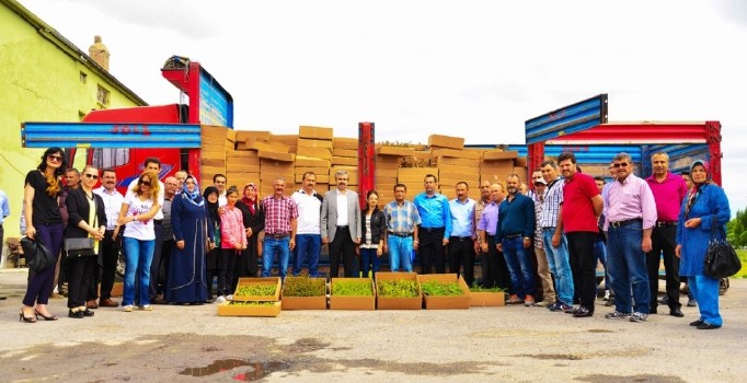 83 Bin Adet Tıbbi ve Aromatik Bitki Dağıtım Töreni Yapıldı
