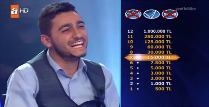 Milyoner'de verdiği tepkiyle yarışmaya damga vurdu | Video
