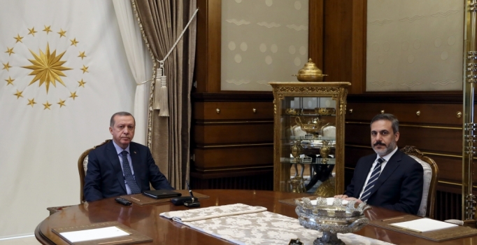 Cumhurbaşkanı Erdoğan, Hakan Fidan’ı kabul etti