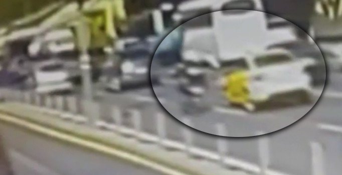 E-5'te taksici terörü | Video