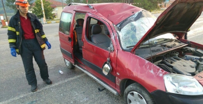 Zonguldak'ta trafik kazası: 5 yaralı