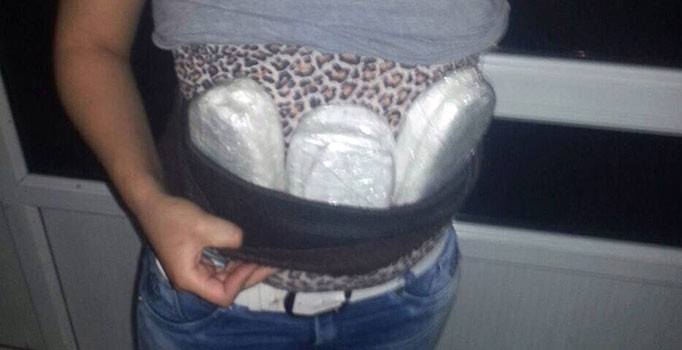 Karnına esrar sarıp hamile süsü veren kadın tutuklandı | Adana haberleri