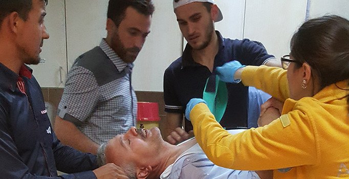 Samsun'da tarım aracı kazası: 2 yaralı