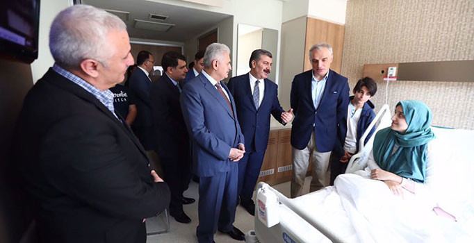 Karaalioğlu'na geçmiş olsun ziyareti