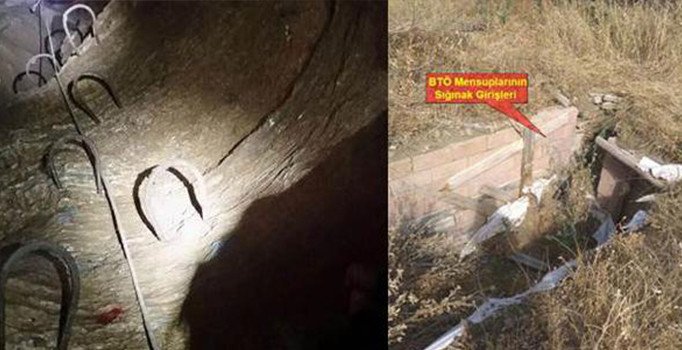 Diyarbakır'da terör örgütü PKK'ya ait 2 sığınak bulundu