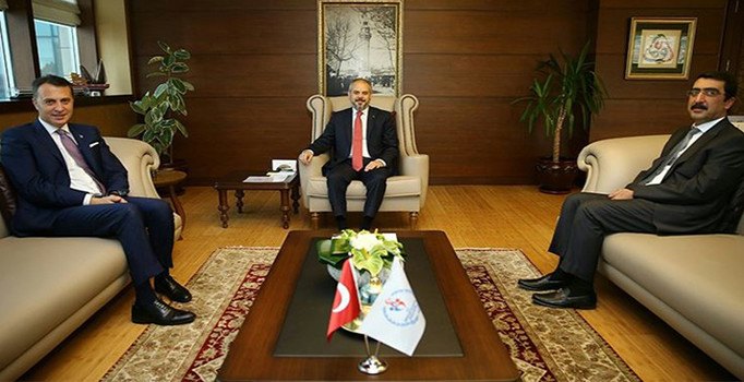 Bakan Kılıç, Fikret Orman'ı kabul etti