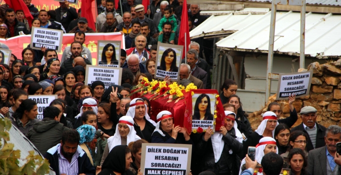 Dilek Doğan, Afşin'de son yolculuğuna uğurlandı