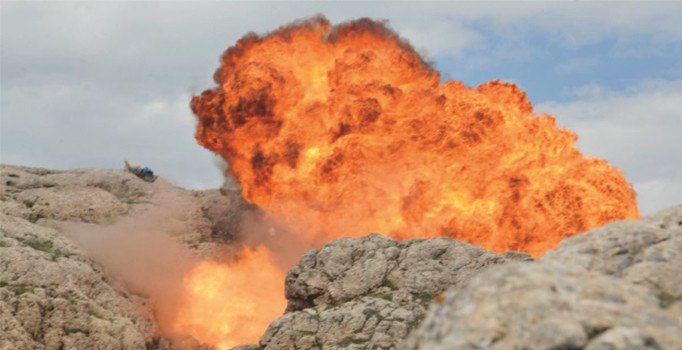 Erbil'de Peşmerge'nin mühimmat deposunda patlama