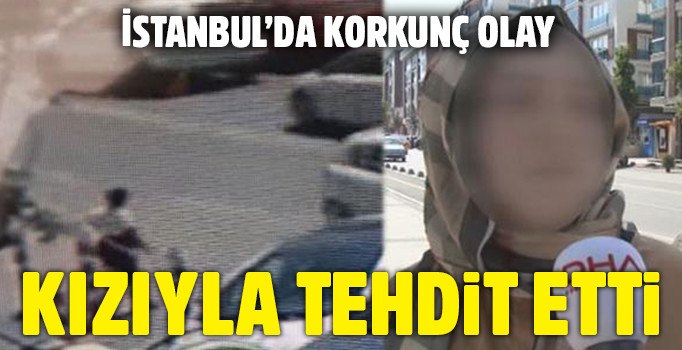 İstanbul'da korkunç olay: Direksiyon başındaki anneyi kızıyla tahdit etti