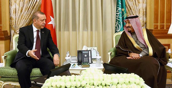 Cumhurbaşkanı Erdoğan, Suudi Arabistan Kralı Selman ile görüştü