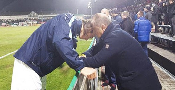 Fatih Terim Atınç Nukan'ı izledi