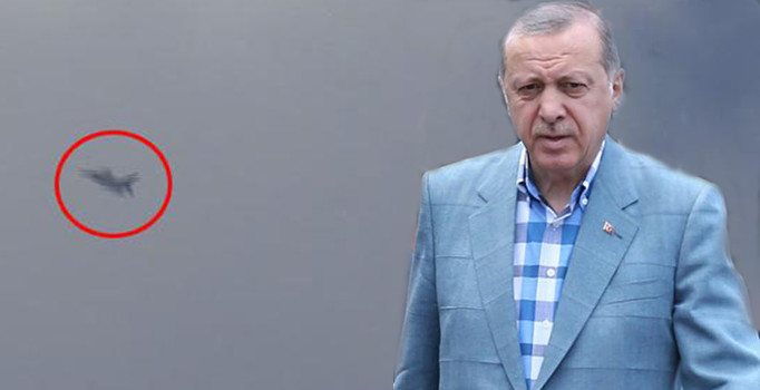 Erdoğan'ın uçağının inişi sırasında hareketli dakikalar