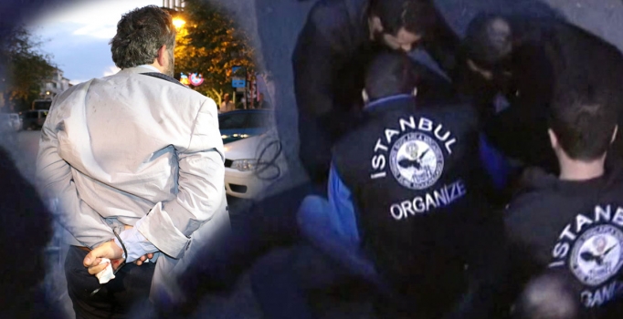 Polis kelepçeleyip arkadaşlarının yanına gönderdi