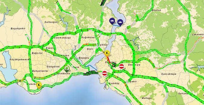 İstanbul'da trafik yüzde 4'e düştü