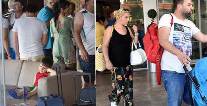 Tatil için Marmaris'e gelen 50 aile kapıda kaldı