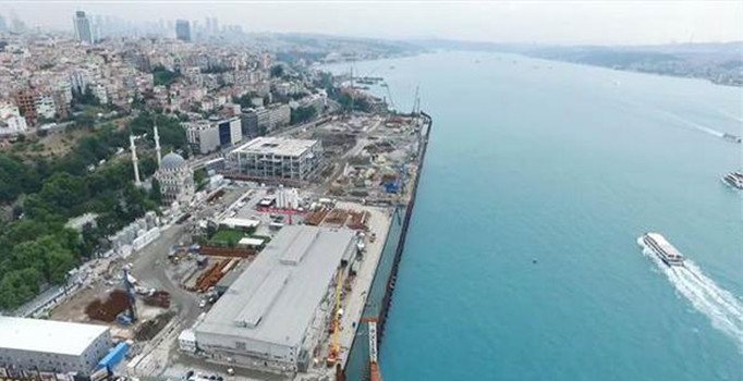 Galataport'ta yıkım işlemi büyük ölçüde tamamlandı