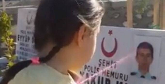 Şehit kızından babaya duygulandıran sesleniş