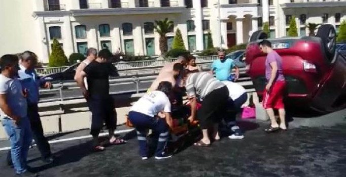 İstanbul'da feci kaza! Yaralılar var