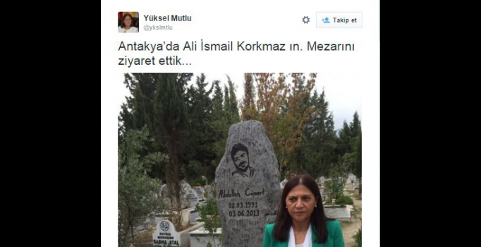 HDP'li Başkan Ali İsmail Korkmaz'ın mezarını karıştırdı