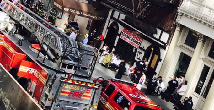 New York'ta korkutan yangın