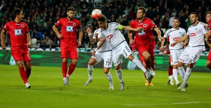 Konyaspor - Gençlerbirliği maçında gülen olmadı