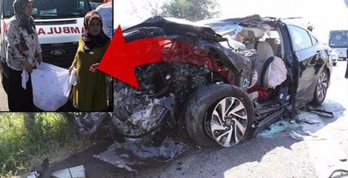 TEM'de mucize kurtuluş: Çarşafa koyup uyuttular