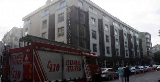 Fatih'te otel yangını