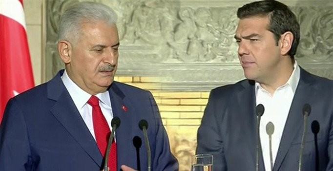 Başbakan Yıldırım, Yunanistan Başbakanı Çipras'la 'Kıbrıs' meselesini görüştü