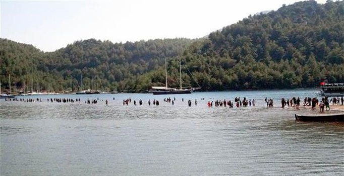 Kızkumu plajında çirkin görüntüler