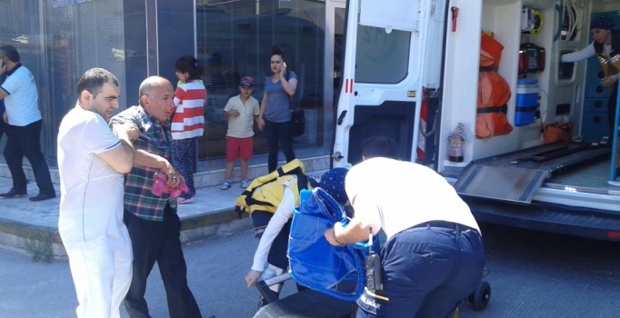 Samsun'da korkutan yangın