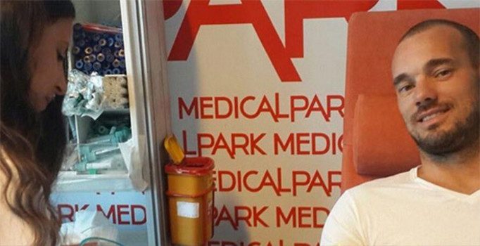 Sneijder, sağlık kontrolünden geçirildi