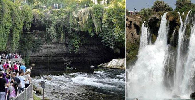 Düden Şelalesi "susuz" kaldı