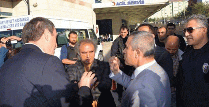 Siirt'te HDP'li vekiller PKK'lı cenazesi için polisle tartıştı