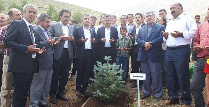 Gevaş’ta 249 şehit anısına 249 fidan dikildi