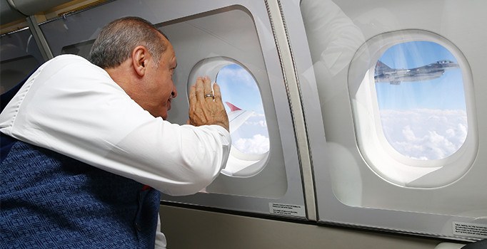 Erdoğan Ankara'dan İstanbul'a geldi
